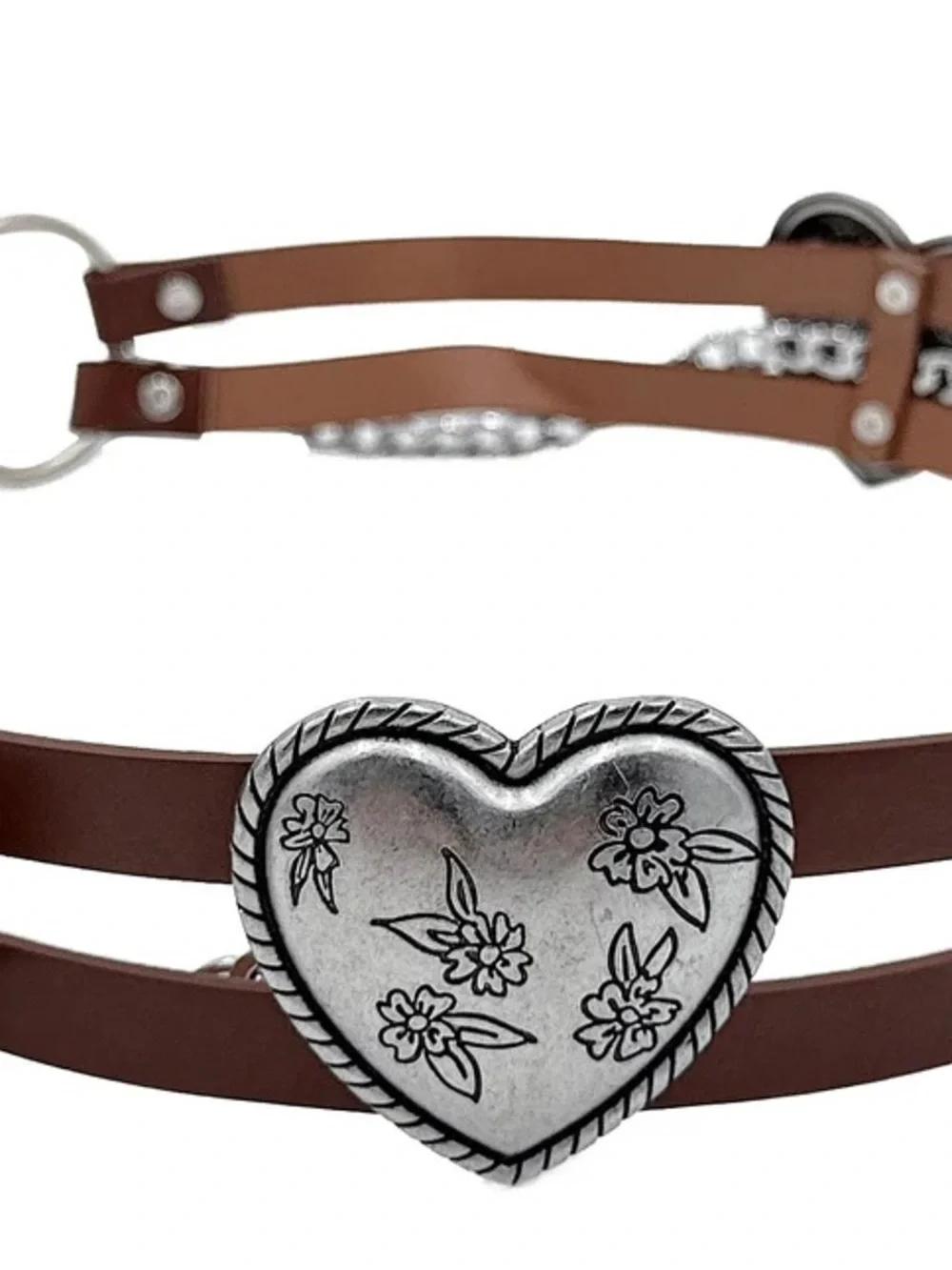 Brown heart belt new with the tags 🏷️